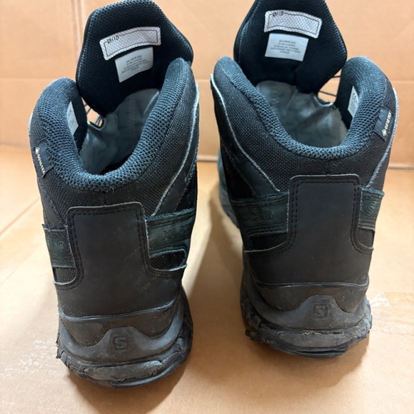 Salomon XA Forces Boots Mid EN Mens 13Women 14Black Excellent Condition - Picture 3 of 4